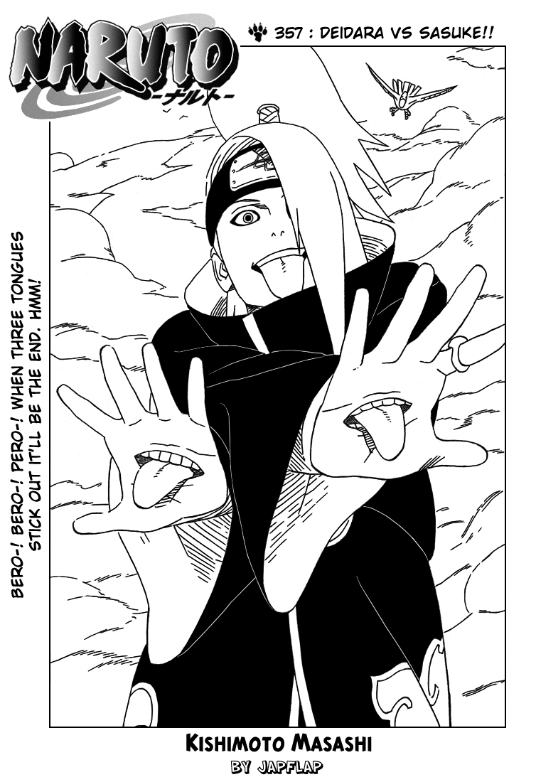 Naruto Shippuden, Vol.39 , Chapter 357 : Deidara Vs. Sasuke!! - Naruto ...