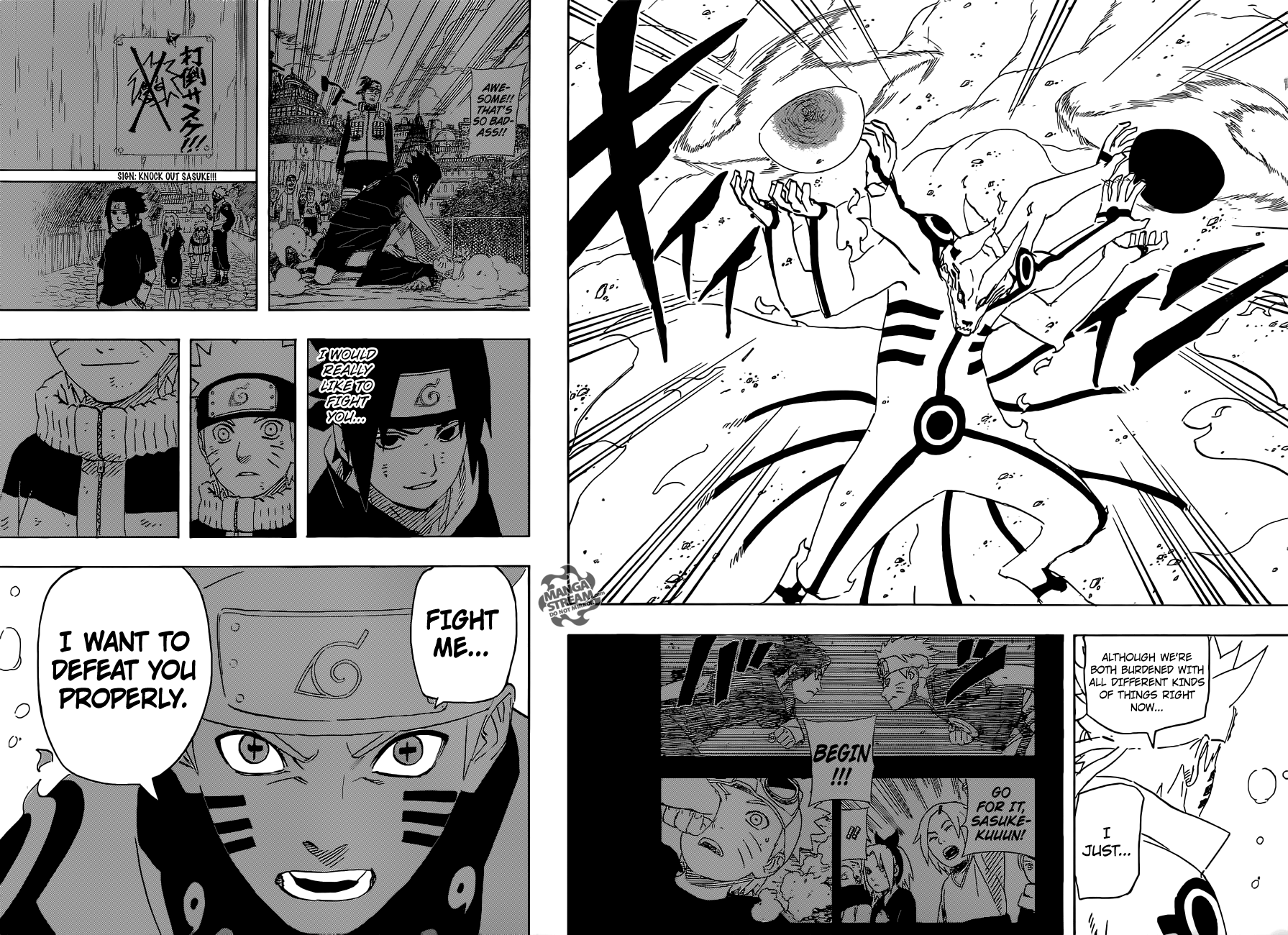 Naruto Shippuden, Vol.72 , Chapter 696 : Naruto And Sasuke (3) - Naruto Shi...