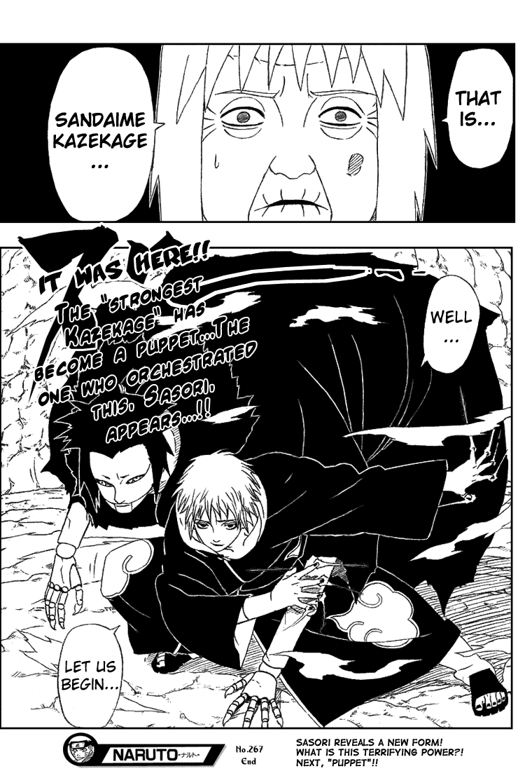Naruto Shippuden, Vol.30 , Chapter 266 : Sasori Appears...!! - Naruto